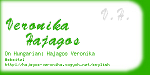 veronika hajagos business card